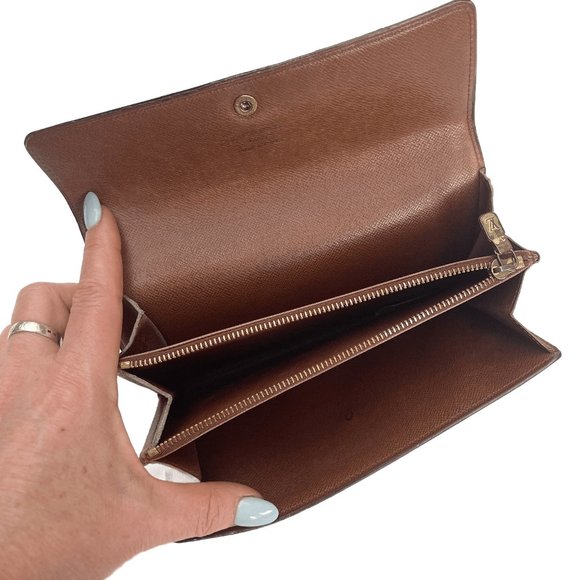 Auc LOUIS VUITTON vintage monogram Sarah long wallet - Picture 4 of 9